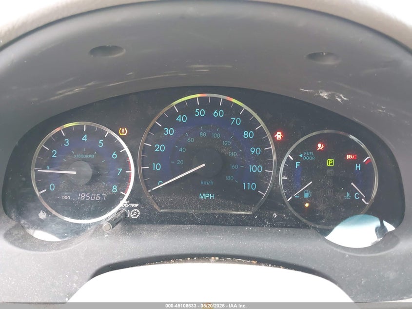 2008 Toyota Sienna VIN 5TDZK23CX8S174122 IAAI salvage auction — SIDE, Clear (Indiana), sold $675 on 2026-07-11 (photo 7)