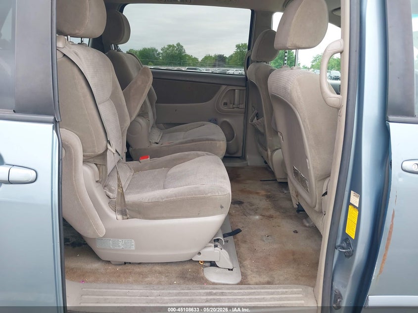 2008 Toyota Sienna VIN 5TDZK23CX8S174122 IAAI salvage auction — SIDE, Clear (Indiana), sold $675 on 2026-07-11 (photo 8)