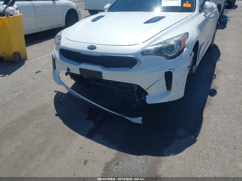 2018 Kia Stinger VIN KNAE15LA9J6039380 IAAI salvage auction — LEFT FRONT, Salvage (Missouri), sold $2,050 on 2026-07-14 (photo 6)