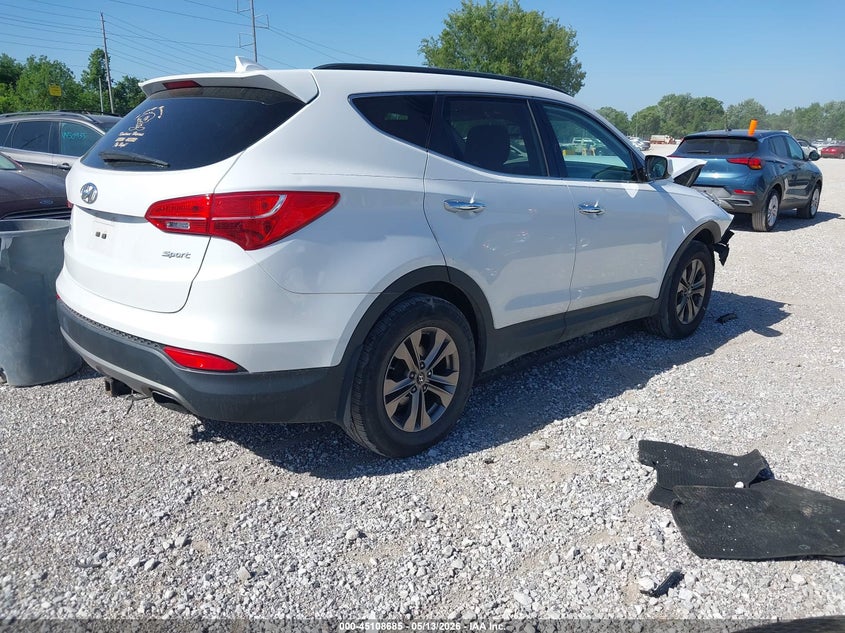 2014 Hyundai Santa fe VIN 5XYZU3LB6EG208346 IAAI salvage auction — FRONT END, Salvage (Missouri), sold $575 on 2026-07-27 (photo 4)