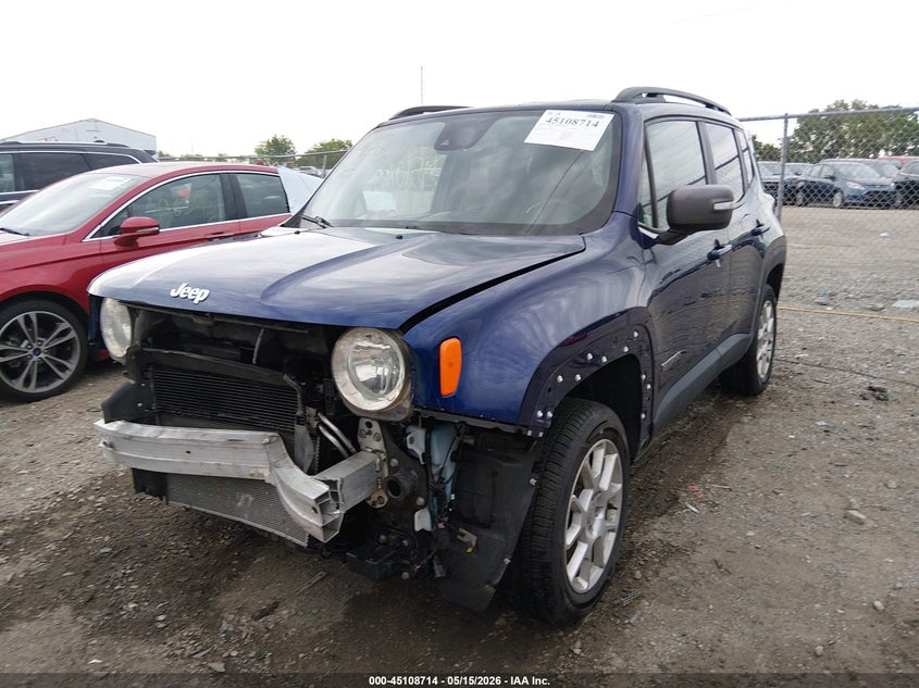 2021 Jeep Renegade VIN ZACNJDD17MPM32711 IAAI salvage auction — FRONT END, Salvage (Indiana), sold $3,850 on 2026-08-05 (photo 2)