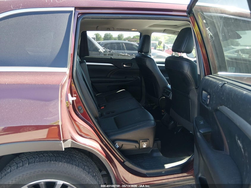 2019 Toyota Highlander VIN 5TDJZRFH7KS954465 IAAI salvage auction — FRONT END, Salvage (Illinois), sold $9,900 on 2026-07-28 (photo 8)