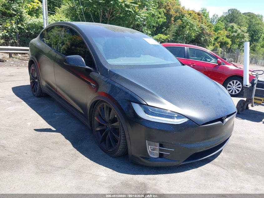 2019 Tesla Model x VIN 5YJXCBE48KF185321 IAAI salvage auction — SUSPENSION, Salvage (North Carolina), sold $14,700 on 2026-07-16 (photo 1)