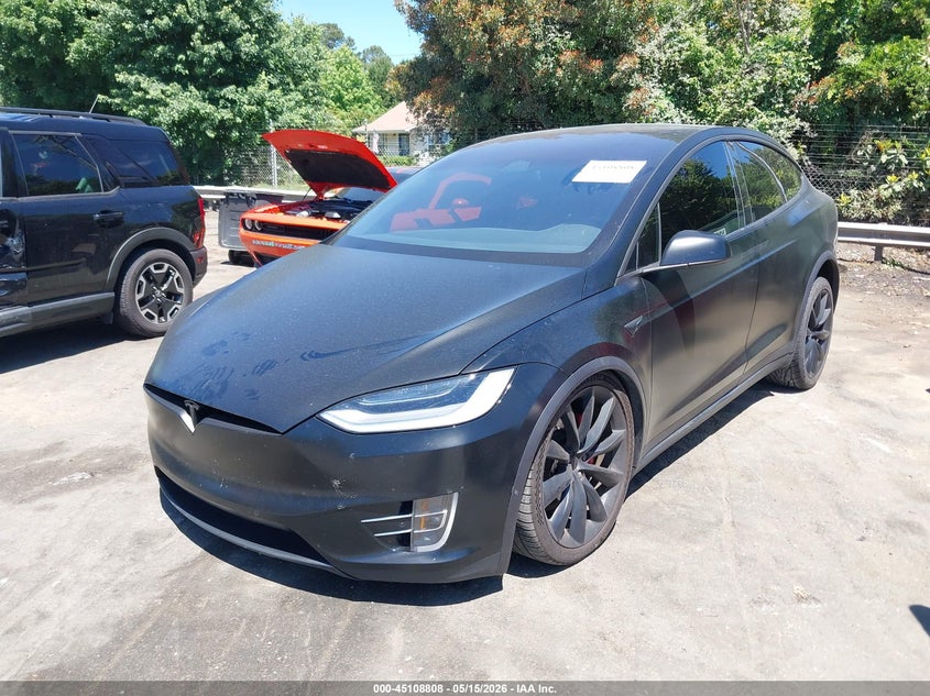 2019 Tesla Model x VIN 5YJXCBE48KF185321 IAAI salvage auction — SUSPENSION, Salvage (North Carolina), sold $14,700 on 2026-07-16 (photo 2)
