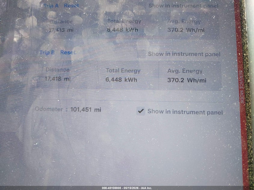 2019 Tesla Model x VIN 5YJXCBE48KF185321 IAAI salvage auction — SUSPENSION, Salvage (North Carolina), sold $14,700 on 2026-07-16 (photo 7)