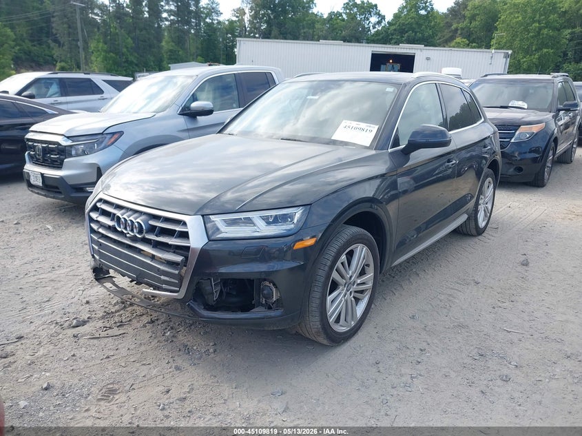 2018 Audi Q5 VIN WA1CNAFY0J2198225 IAAI salvage auction — FRONT END, Salvage (Georgia), sold $9,600 on 2026-07-09 (photo 2)