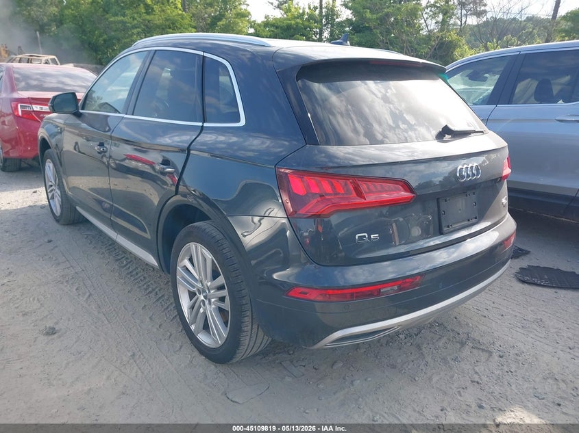 2018 Audi Q5 VIN WA1CNAFY0J2198225 IAAI salvage auction — FRONT END, Salvage (Georgia), sold $9,600 on 2026-07-09 (photo 3)