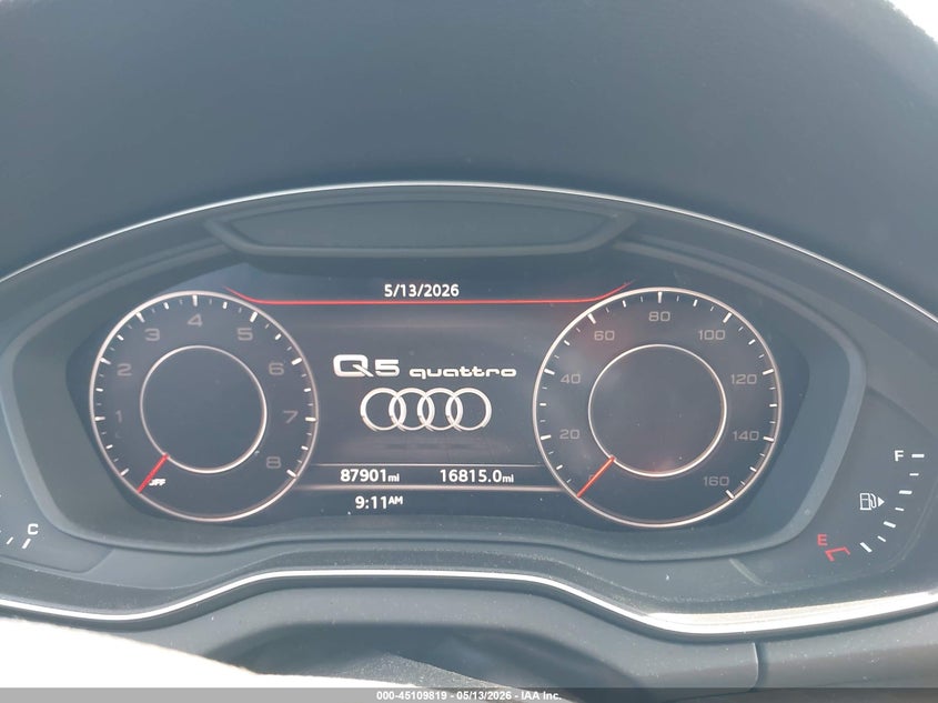 2018 Audi Q5 VIN WA1CNAFY0J2198225 IAAI salvage auction — FRONT END, Salvage (Georgia), sold $9,600 on 2026-07-09 (photo 7)