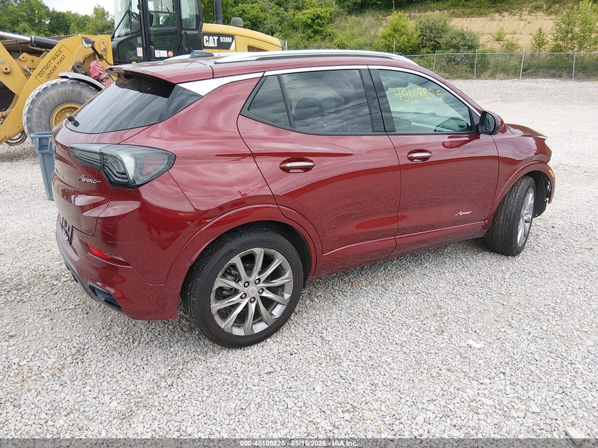 2024 Buick Encore gx VIN KL4AMFSLXRB005902 IAAI salvage auction — FRONT & REAR, Salvage (Kentucky), sold $4,100 on 2026-07-09 (photo 4)