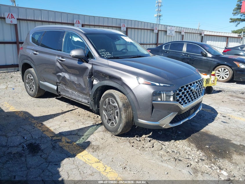 2022 Hyundai Santa fe VIN KM8S2DA13NU025617 IAAI salvage auction — RIGHT FRONT, Salvage (Georgia), sold $8,250 on 2026-07-24 (photo 1)