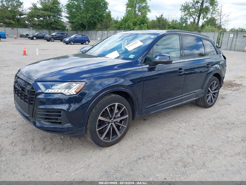2024 Audi Q7 VIN WA1LXBF77RD009609 IAAI salvage auction — REAR END, Salvage (New Jersey), sold $9,000 on 2026-07-14 (photo 2)
