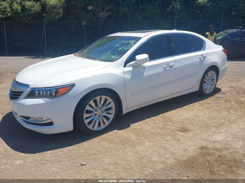 2014 Acura RLX VIN JH4KC1F54EC001441 IAAI salvage auction — VANDALISM, Salvage (Idaho), sold $2,050 on 2026-07-31 (photo 2)
