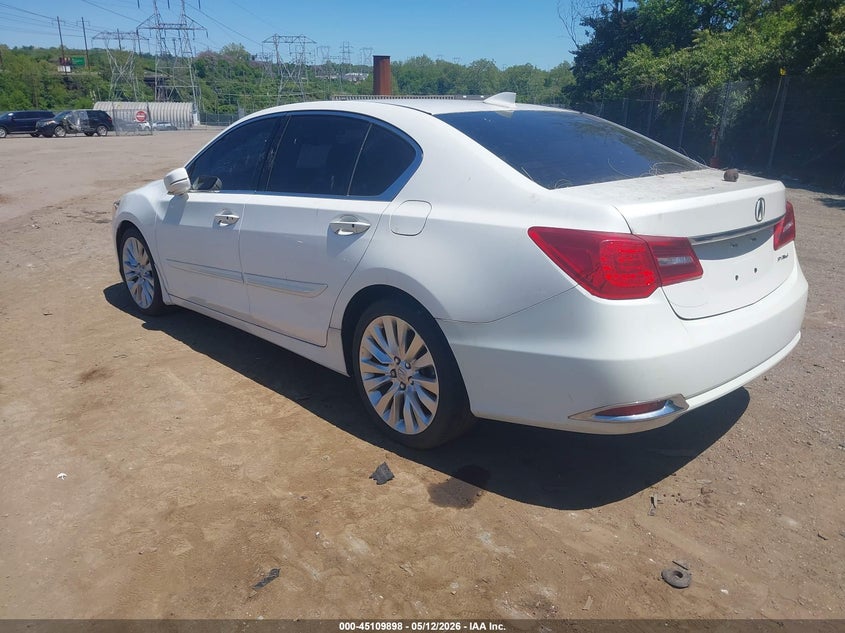 2014 Acura RLX VIN JH4KC1F54EC001441 IAAI salvage auction — VANDALISM, Salvage (Idaho), sold $2,050 on 2026-07-31 (photo 3)