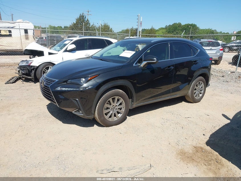 2021 Lexus Nx VIN JTJDARBZ9M2184411 IAAI salvage auction — RIGHT SIDE, Salvage (North Carolina), sold $8,400 on 2026-07-27 (photo 2)