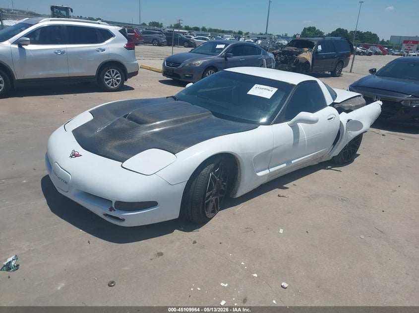1999 Chevrolet Corvette VIN 1G1YY22G3X5104702 IAAI salvage auction — REAR END, Original (Texas), sold $4,250 on 2026-07-08 (photo 2)