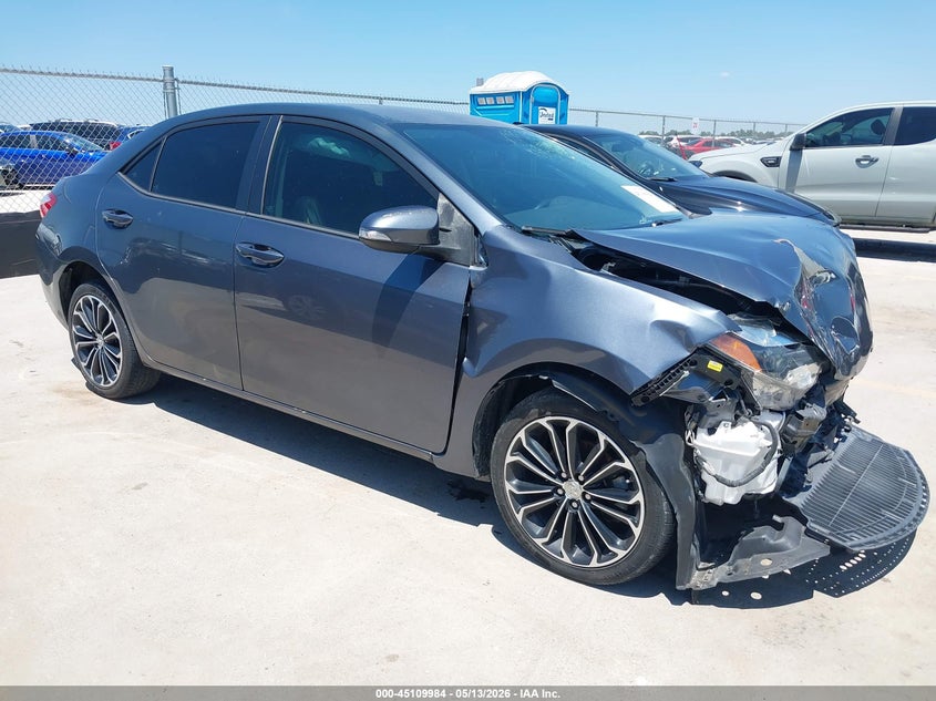 2015 Toyota Corolla VIN 5YFBURHE6FP267546 IAAI salvage auction — FRONT END, Salvage (Texas), sold $1,650 on 2026-07-16 (photo 1)