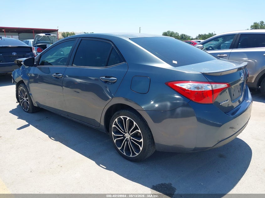 2015 Toyota Corolla VIN 5YFBURHE6FP267546 IAAI salvage auction — FRONT END, Salvage (Texas), sold $1,650 on 2026-07-16 (photo 3)