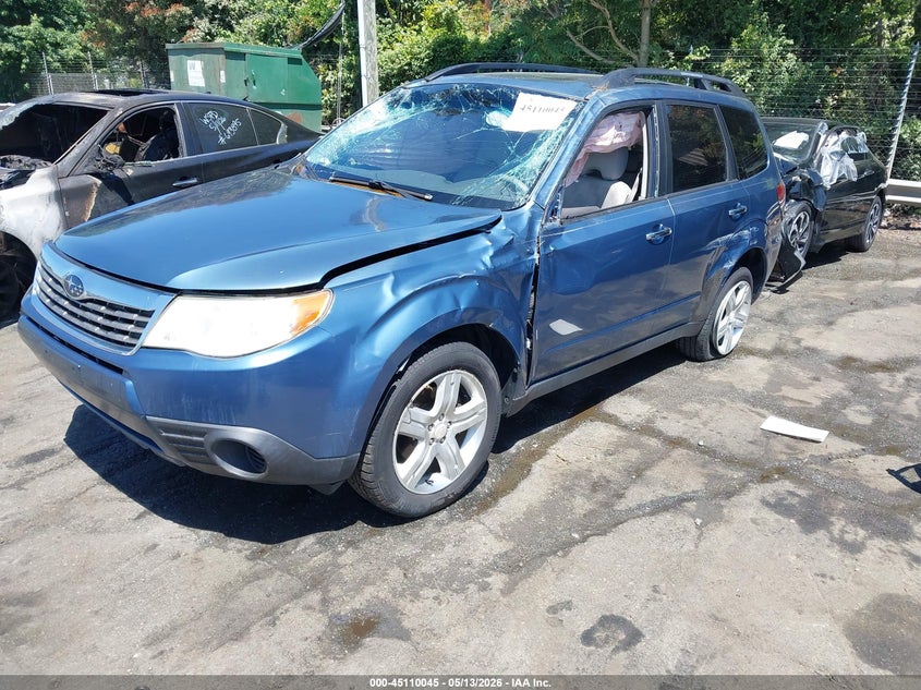 2010 Subaru Forester VIN JF2SH6CC8AH765181 IAAI salvage auction — SIDE, Salvage (North Carolina), sold $200 on 2026-07-10 (photo 2)