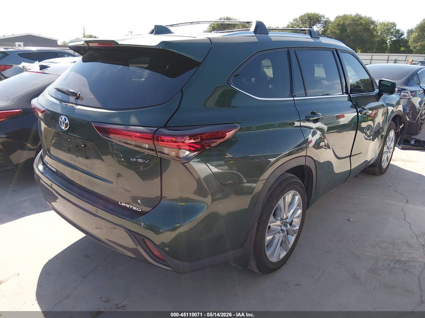 2025 Toyota Highlander VIN 5TDXBRCH7SS681692 IAAI salvage auction — FRONT END, Original (Texas), sold $25 on 2026-07-27 (photo 4)