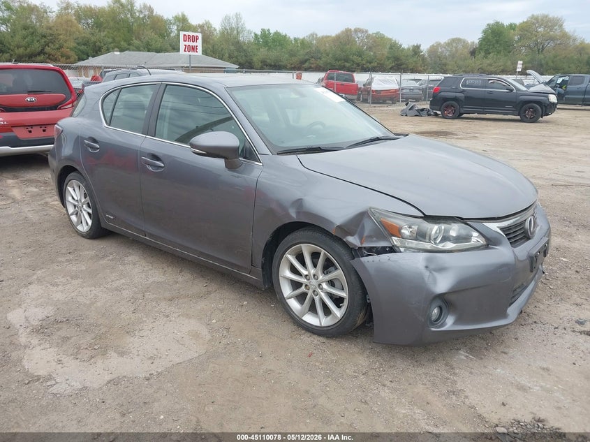 2012 Lexus Ct 200h VIN JTHKD5BH2C2122136 — IAAI salvage auction photo