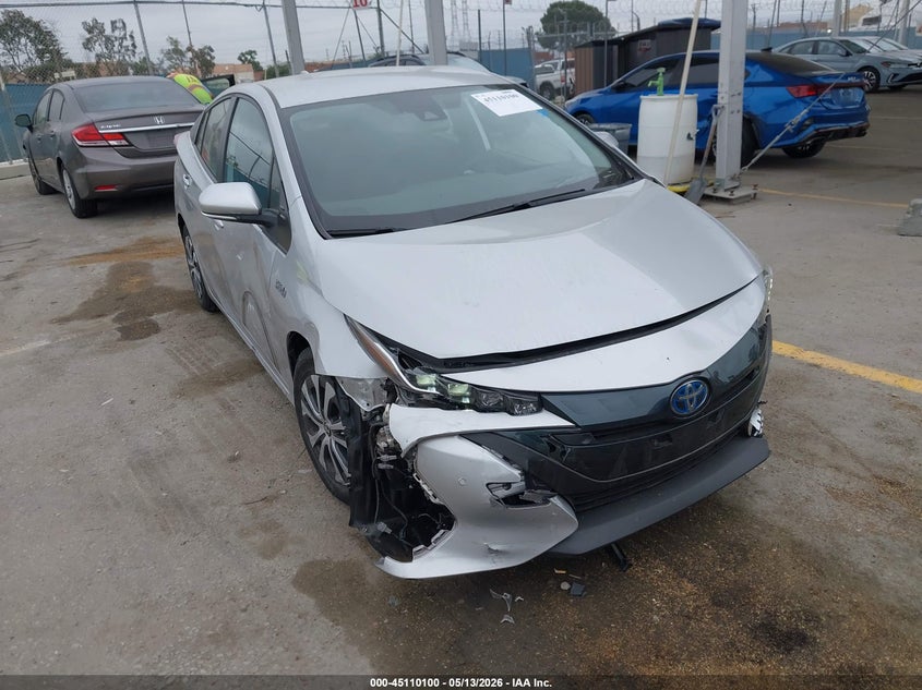 2021 Toyota Prius VIN JTDKAMFP1M3187576 IAAI salvage auction — LEFT FRONT, Salvage (California), sold $4,100 on 2026-07-22 (photo 1)