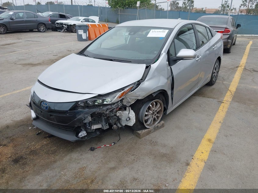 2021 Toyota Prius VIN JTDKAMFP1M3187576 IAAI salvage auction — LEFT FRONT, Salvage (California), sold $4,100 on 2026-07-22 (photo 2)