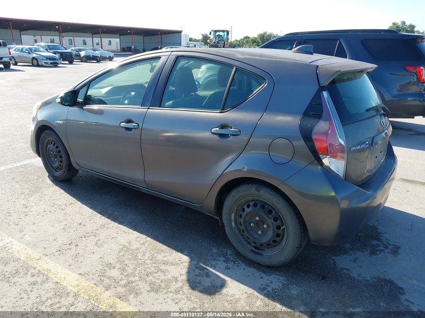 2015 Toyota Prius c VIN JTDKDTB34F1586873 IAAI salvage auction — WATER/FLOOD, Salvage (Texas), sold $600 on 2026-07-24 (photo 3)