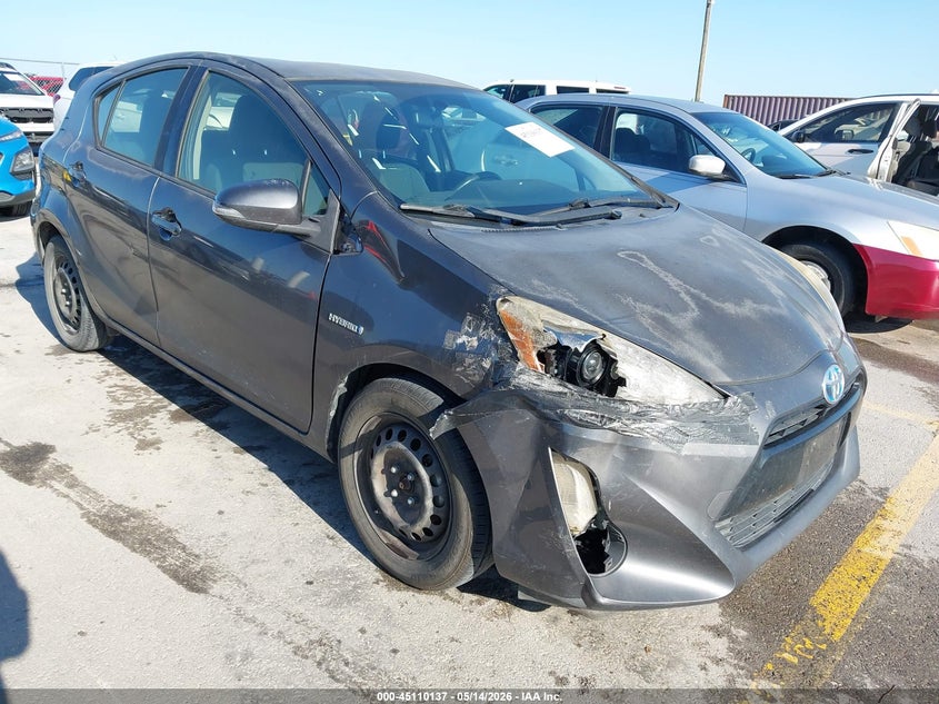 2015 Toyota Prius c VIN JTDKDTB34F1586873 IAAI salvage auction — WATER/FLOOD, Salvage (Texas), sold $600 on 2026-07-24 (photo 6)