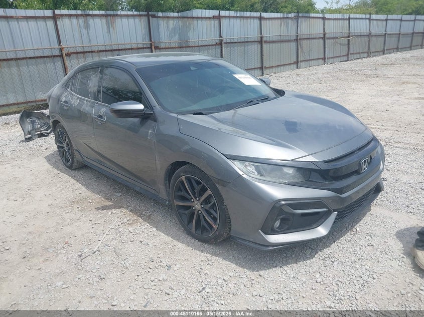 2021 Honda Civic VIN SHHFK7H46MU216879 IAAI salvage auction — REAR END, Salvage (Ohio), sold $5,100 on 2026-07-15 (photo 1)