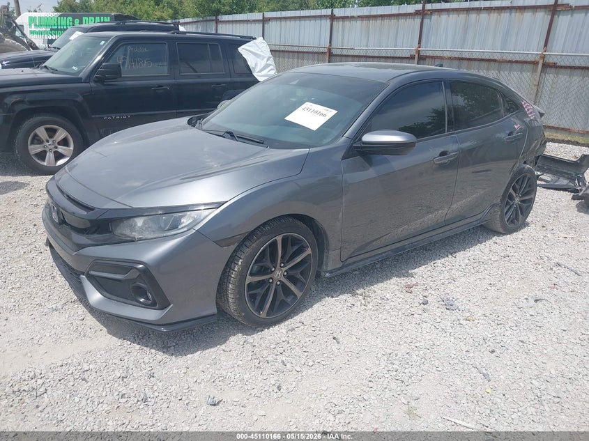 2021 Honda Civic VIN SHHFK7H46MU216879 IAAI salvage auction — REAR END, Salvage (Ohio), sold $5,100 on 2026-07-15 (photo 2)
