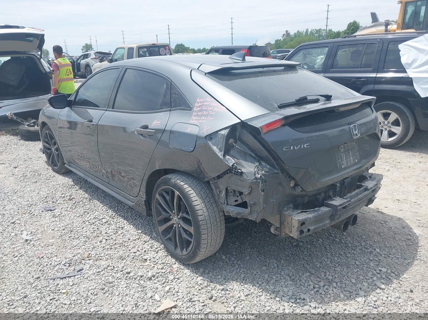 2021 Honda Civic VIN SHHFK7H46MU216879 IAAI salvage auction — REAR END, Salvage (Ohio), sold $5,100 on 2026-07-15 (photo 3)