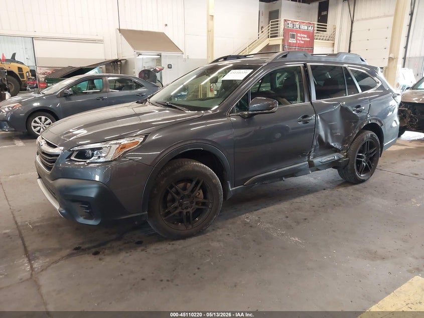 2021 Subaru Outback VIN 4S4BTGNDXM3201411 IAAI salvage auction — LEFT SIDE, Salvage (Oregon), sold $10,750 on 2026-07-09 (photo 2)