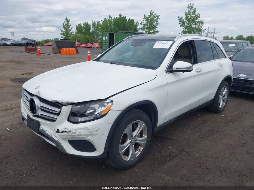 2016 Mercedes-benz Glc VIN WDC0G4KB4GF098758 IAAI salvage auction — FRONT END, Salvage (Idaho), sold $6,050 on 2026-08-04 (photo 2)