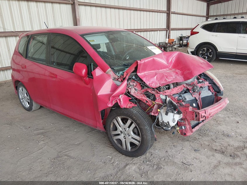 2007 Honda Fit VIN JHMGD386X7S016409 IAAI salvage auction — FRONT END, Certificate Of Title (Nebraska), sold $25 on 2026-07-23 (photo 1)