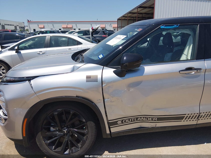 2023 Mitsubishi Outlander VIN JA4J3VA81PZ043243 IAAI salvage auction — LEFT SIDE, Original (Texas), sold $10,500 on 2026-07-28 (photo 6)