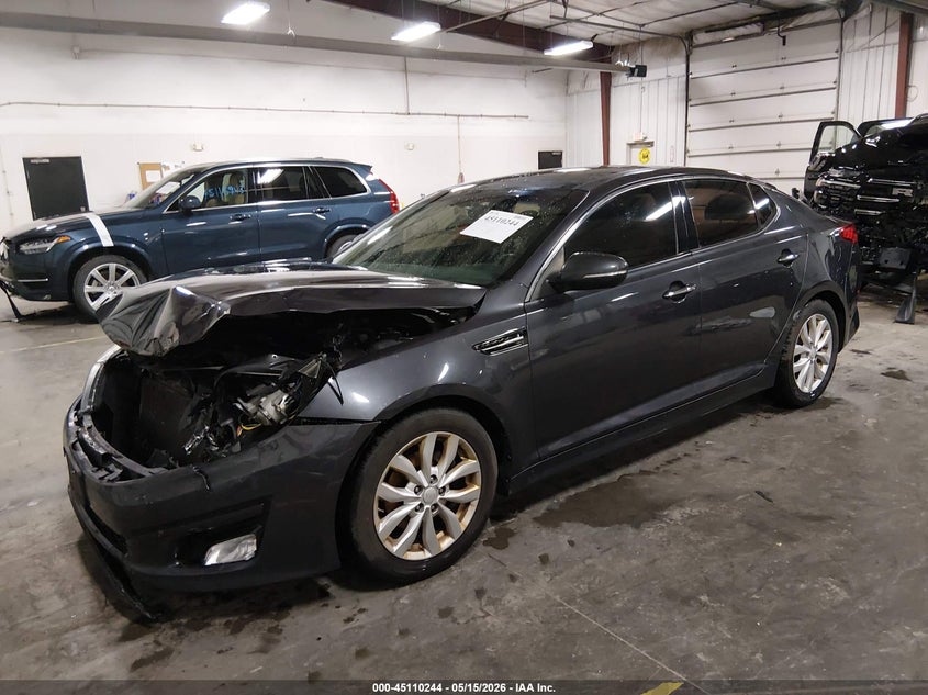 2015 Kia Optima VIN 5XXGN4A7XFG438079 IAAI salvage auction — FRONT END, Salvage (Illinois), sold $550 on 2026-07-07 (photo 2)