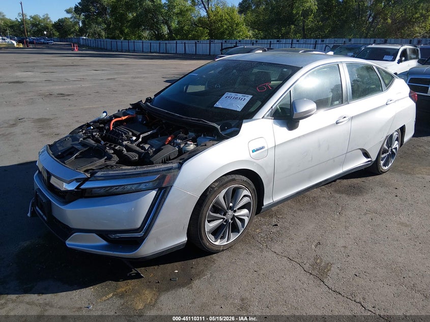 2018 Honda Clarity VIN JHMZC5F35JC013614 IAAI salvage auction — RIGHT SIDE, Salvage (Utah), sold $3,050 on 2026-07-09 (photo 2)