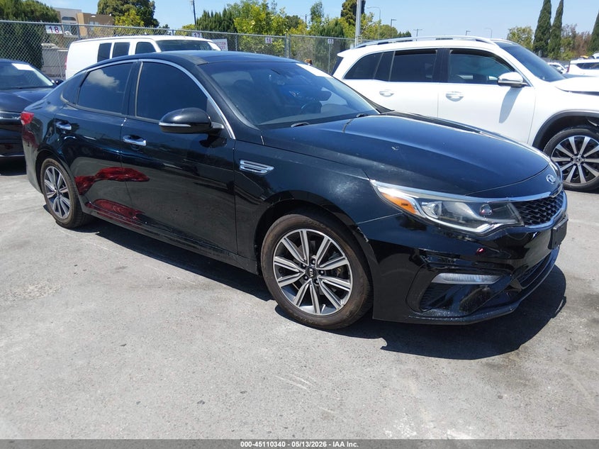 2019 Kia Optima VIN 5XXGT4L30KG335179 IAAI salvage auction — THEFT, Clear (California), sold $2,050 on 2026-07-16 (photo 1)