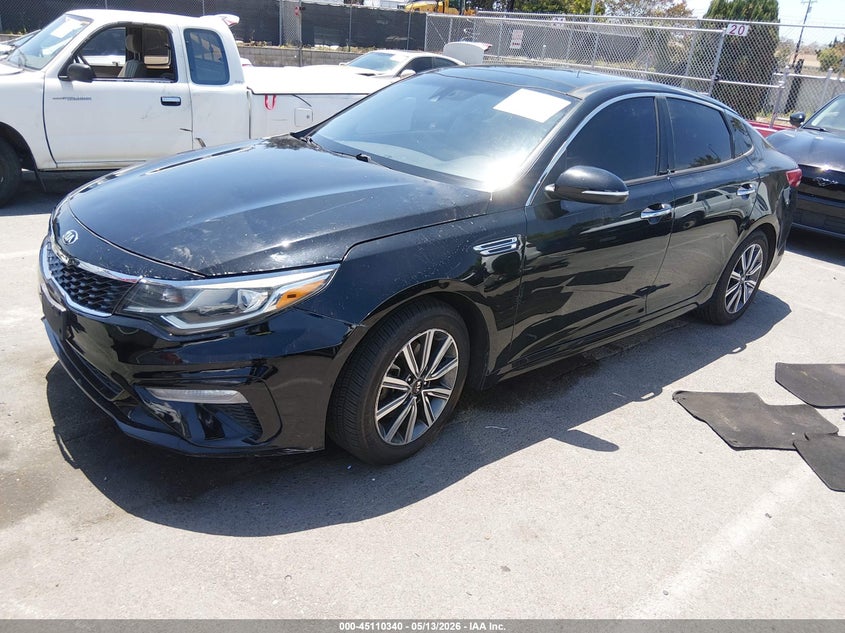 2019 Kia Optima VIN 5XXGT4L30KG335179 IAAI salvage auction — THEFT, Clear (California), sold $2,050 on 2026-07-16 (photo 2)