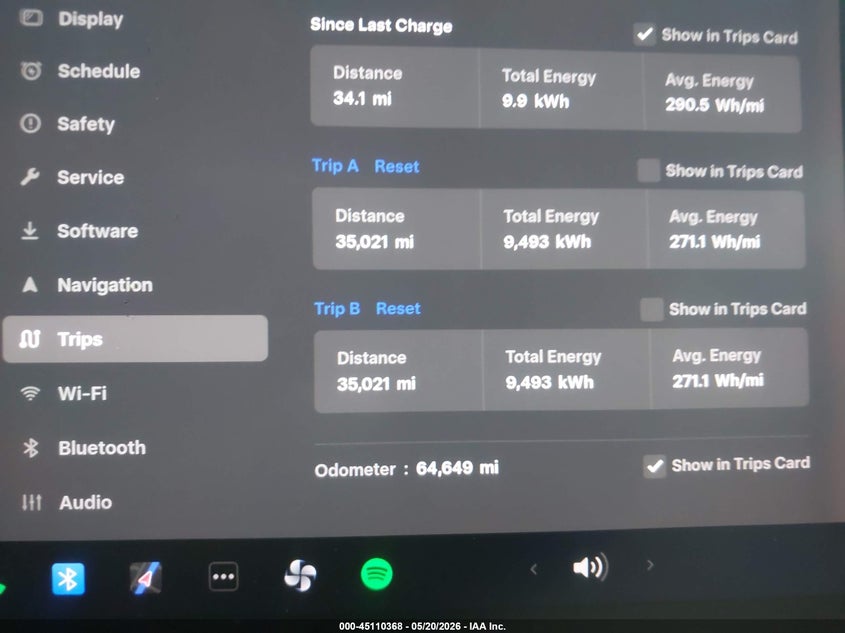 2021 Tesla Model 3 VIN 5YJ3E1EB2MF862514 IAAI salvage auction — FRONT END, Original (Texas), sold $11,100 on 2026-07-08 (photo 7)