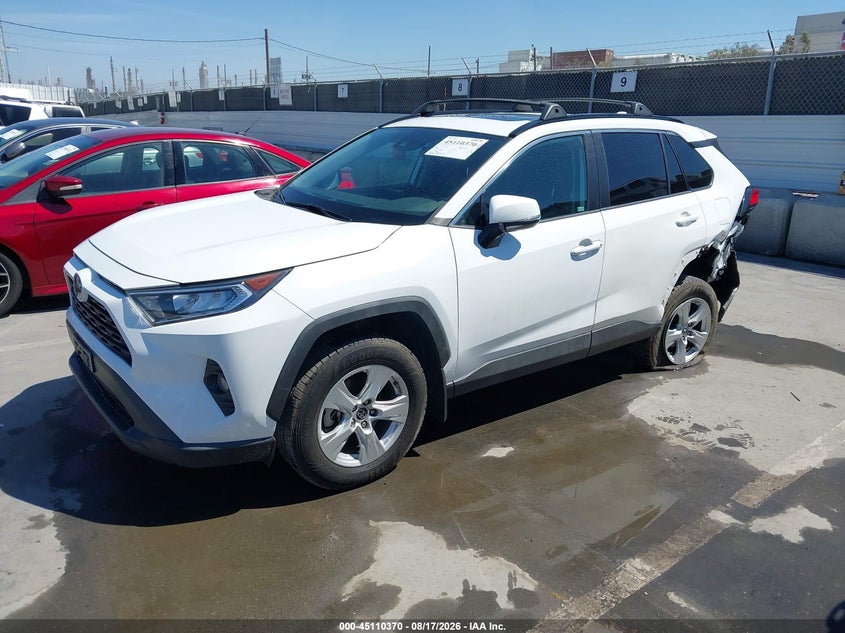 2019 Toyota Rav4 VIN 2T3W1RFV7KW002700 IAAI salvage auction — LEFT REAR, Salvage (California), sold $11,250 on 2026-09-02 (photo 2)