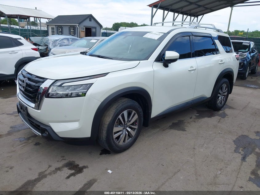2022 Nissan Pathfinder VIN 5N1DR3CC0NC235465 IAAI salvage auction — RIGHT FRONT, Wait Title, sold $8,200 on 2026-08-27 (photo 2)