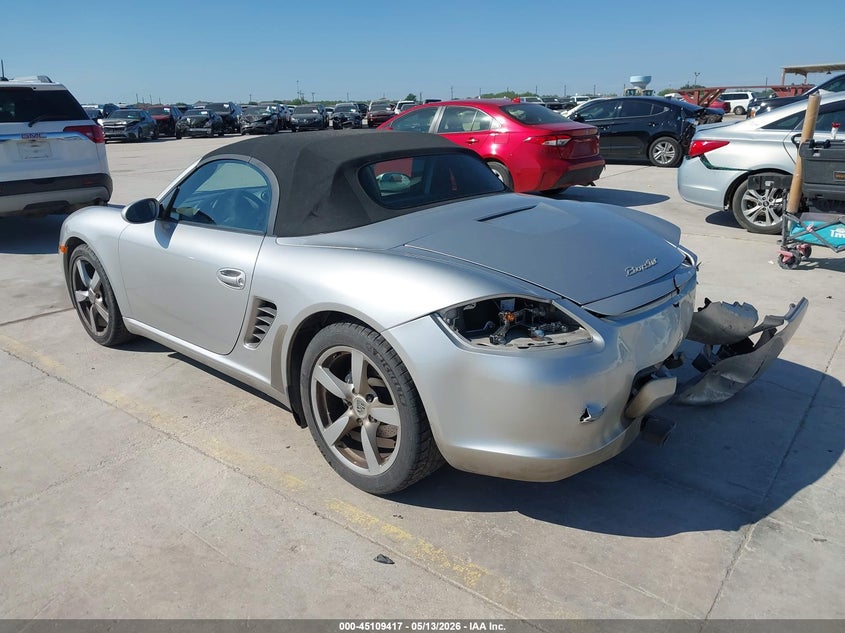 2006 Porsche Boxster VIN WP0CA29806U711214 IAAI salvage auction — REAR END, Salvage (Texas), sold $6,000 on 2026-07-06 (photo 3)