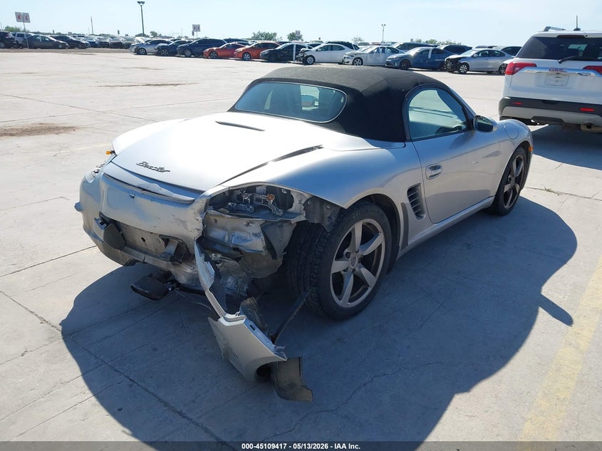2006 Porsche Boxster VIN WP0CA29806U711214 IAAI salvage auction — REAR END, Salvage (Texas), sold $6,000 on 2026-07-06 (photo 4)