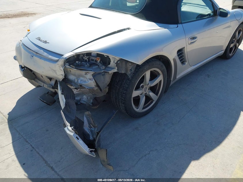 2006 Porsche Boxster VIN WP0CA29806U711214 IAAI salvage auction — REAR END, Salvage (Texas), sold $6,000 on 2026-07-06 (photo 6)