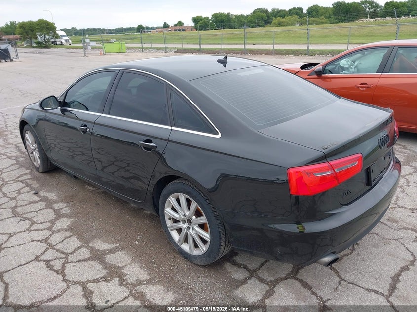 2013 Audi A6 VIN WAUGFAFC5DN029262 IAAI salvage auction — WATER/FLOOD, Salvage (Illinois), sold $475 on 2026-07-08 (photo 3)