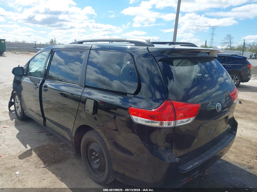 2014 Toyota Sienna VIN 5TDKK3DC7ES419377 IAAI salvage auction — FRONT END, Junk Bill Of Sale Mv2459 (Wisconsin), sold $675 on 2026-07-14 (photo 3)
