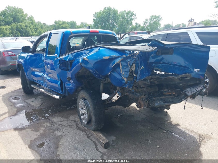 2016 Toyota Tacoma VIN 5TFSX5ENXGX046667 IAAI salvage auction — FRONT & REAR, Salvage (Kansas), sold $4,525 on 2026-07-22 (photo 3)