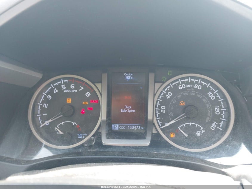 2016 Toyota Tacoma VIN 5TFSX5ENXGX046667 IAAI salvage auction — FRONT & REAR, Salvage (Kansas), sold $4,525 on 2026-07-22 (photo 7)