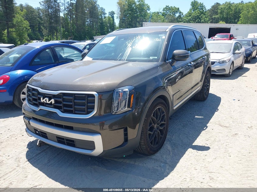 2023 Kia Telluride VIN 5XYP6DGCXPG348882 IAAI salvage auction — FRONT END, Salvage (Georgia), sold $7,100 on 2026-07-21 (photo 2)
